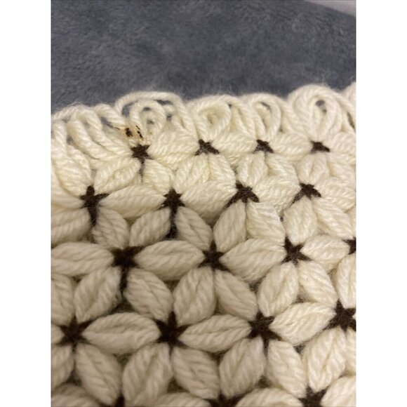 Handmade Crochet Oval Placemats Cottage Chic Shabby VTG Kitchen Linen Doilies - Picture 7 of 12